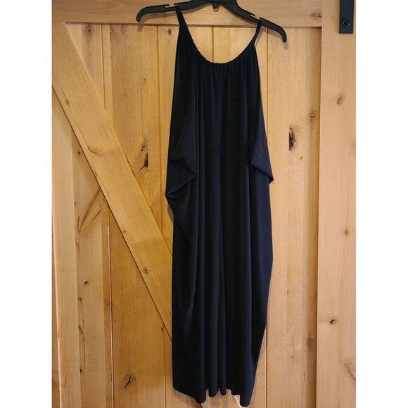 Magicsuit Plus Size 3X  BLACK Draped Swim Cover up Dress - Picture 4 of 11